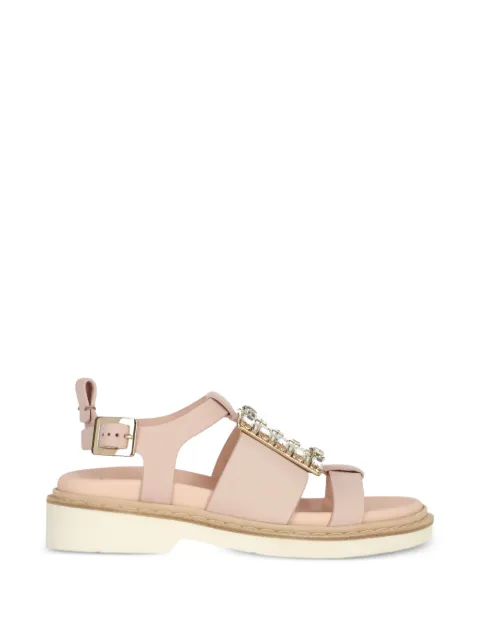 Roger Vivier buckle embellished sandals Pink RVW6403147006SM400