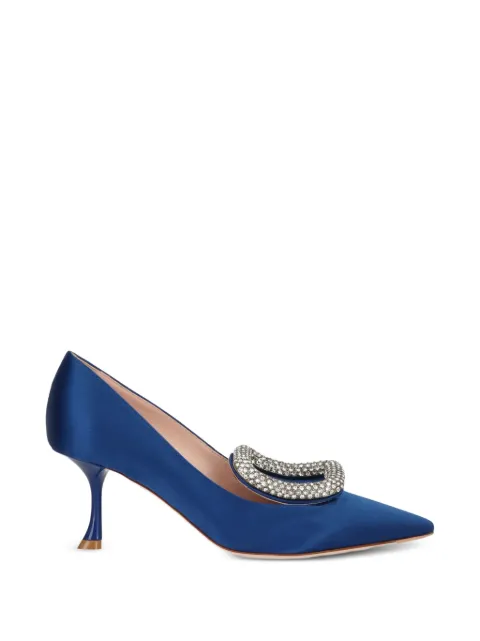 Roger Vivier crystal-embellished pointed pumps Blue RVW61832590RS0U606
