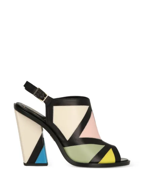 Roger Vivier geometric strap sandals Pink RVW41016190BSS0IQ9