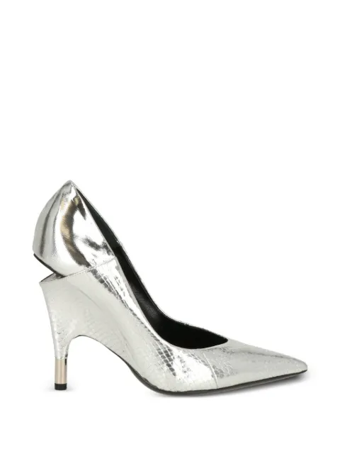 TOM FORD pointed-toe heeled pumps Silver W1812TAMKSIS