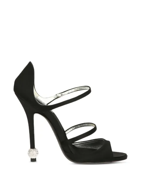 Roger Vivier embellished-heel sandals Black RVW38214370RS0B999