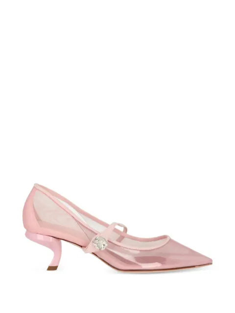Roger Vivier crystal-embellished pumps Pink RVW63834510PE55O10