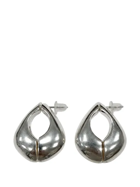 Soeur maxi Moon-line sculptural drop earrings Silver BIJ1517BOGRDEMI24WARG01