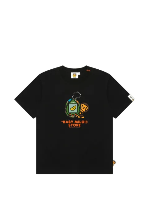 *BABY MILO® STORE BY *A BATHING APE® graphic-print T-shirt Black 0TE0460XXQ