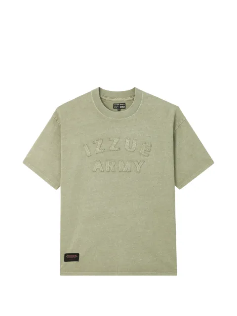 izzue logo-appliqué T-shirt Green IZXTEM00636X