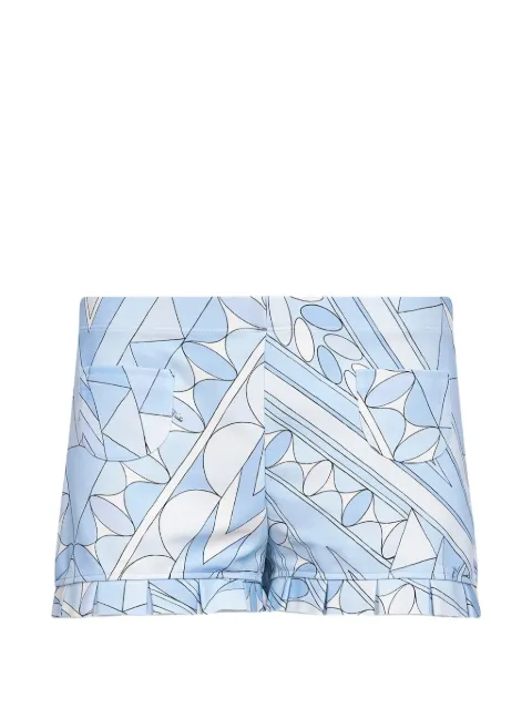 PUCCI Manuba print shorts Blue 6HJU046H772044