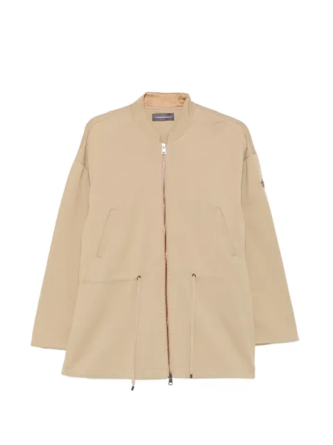 Lorena Antoniazzi drawstring zip-up jacket Neutrals E2654FE01B5299