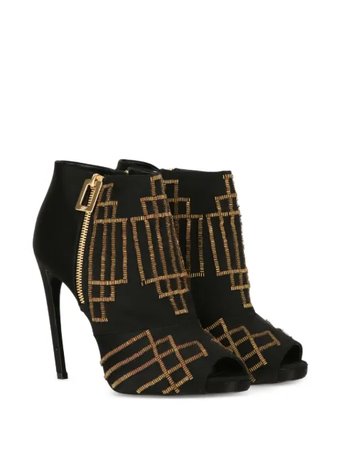 Roger Vivier embellished zip boots Black RVW33415750RS0B999