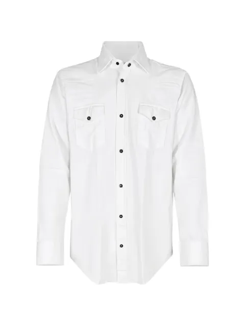 SARTORIO NAPOLI flap-pocket shirt White SCC0001SH44590102M