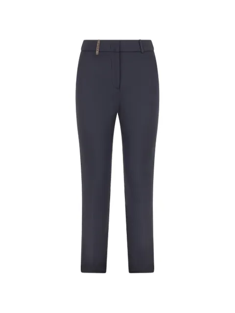 Peserico slim trousers Blue A04735J001953
