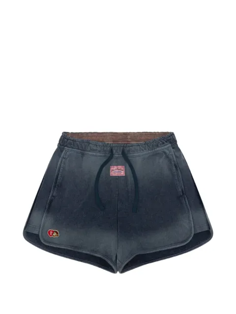 AAPE BY *A BATHING APE® embroidery shorts Blue ASPD630XXQ