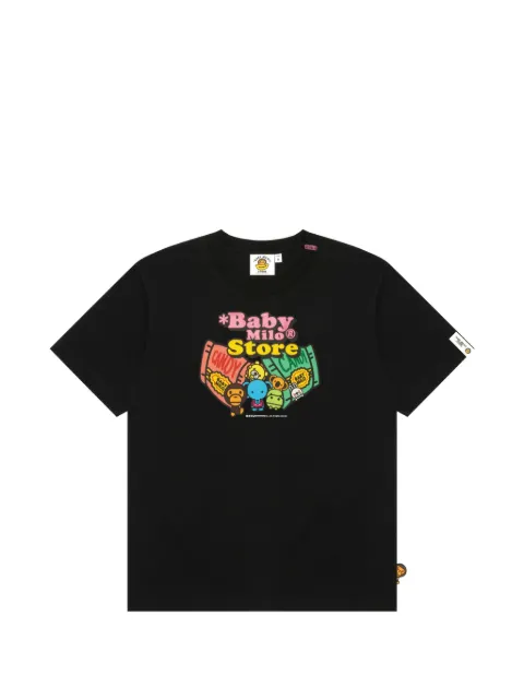 *BABY MILO® STORE BY *A BATHING APE® graphic-print T-shirt Black 0TE0462XXQ