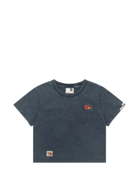 AAPE BY *A BATHING APE® graphic appliqué T-shirt Blue ATE1897XXQ