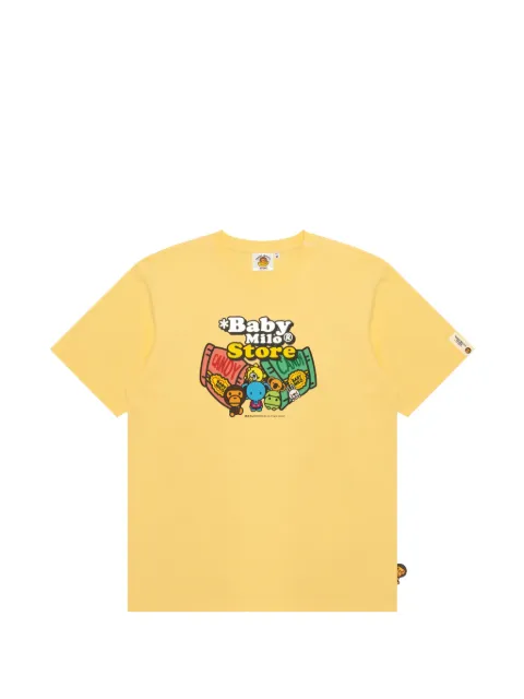 *BABY MILO® STORE BY *A BATHING APE® graphic-print T-shirt Yellow 0TE0462XXQ