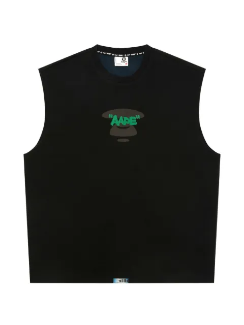 AAPE BY *A BATHING APE® embroidered vest Black ATK1890XXQ