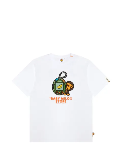 *BABY MILO® STORE BY *A BATHING APE® graphic-print T-shirt White 0TE0460XXQ