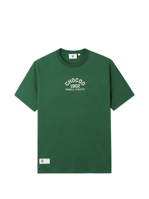 CHOCOOLATE logo-print T-shirt Green B1XTEM00741X