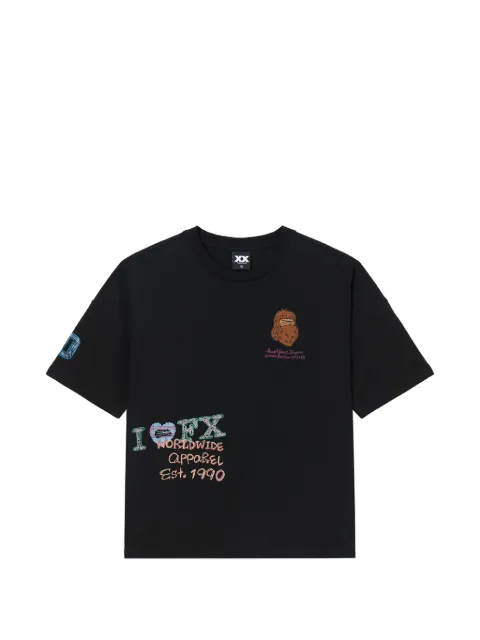 FINGERCROXX print T-shirt Black FFXTEW01411X