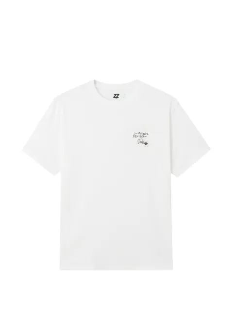 izzue slogan-print T-shirt White IZXTEM00458X