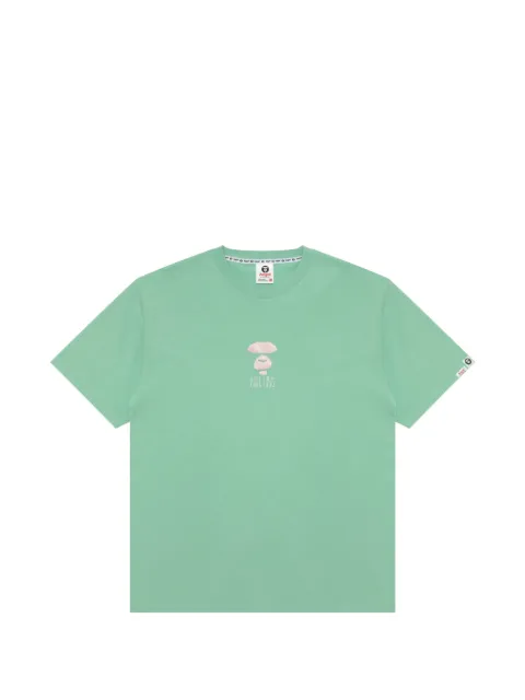 AAPE BY *A BATHING APE® print T-shirt Green ATE1845XXQ