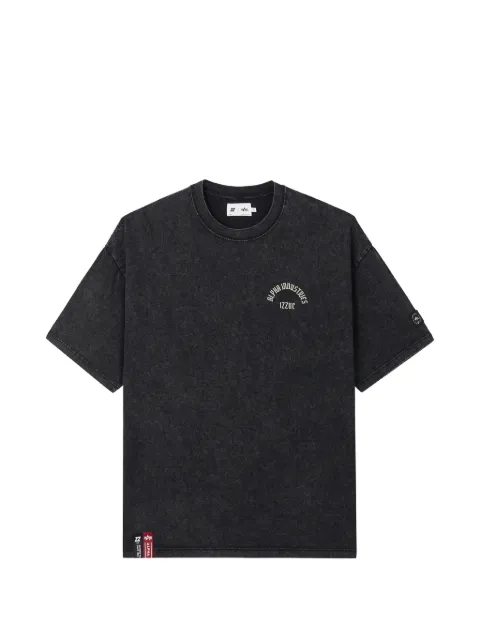 izzue logo-print T-shirt Grey IZXTEM00649X