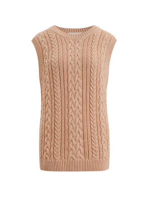 12 STOREEZ Harvest cable-knit vest Neutrals 137171