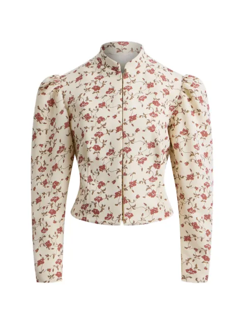 12 STOREEZ Nastenka floral-print jacket Neutrals 134561