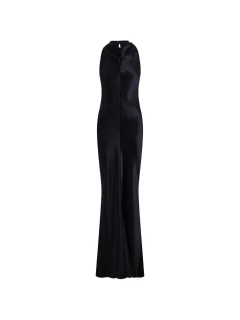 12 STOREEZ Zaha halterneck dress Black 134783