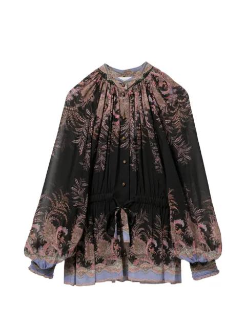 ZIMMERMANN all-over floral print blouse Black ZMMTP7889TSXQBKZ001
