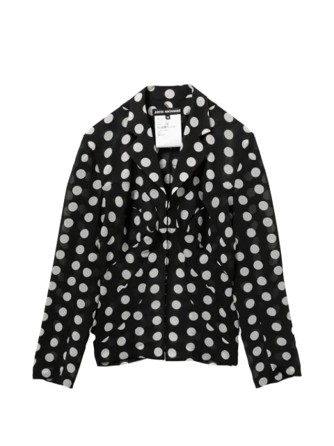 Junya Watanabe polka dot blouse Black JQB013