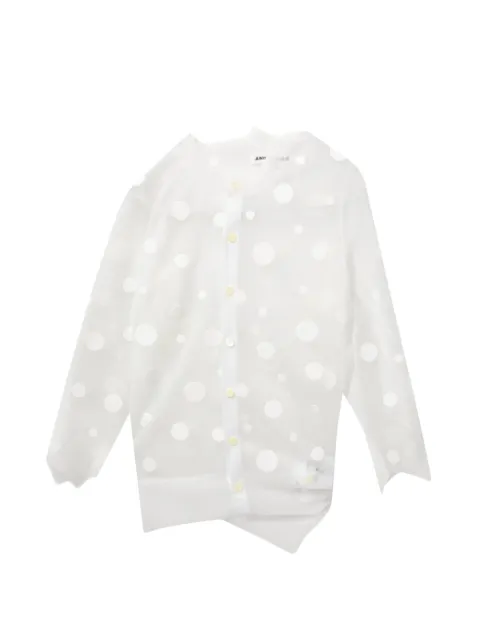 Junya Watanabe polka dot cardigan White JQN013