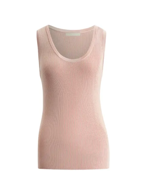 12 STOREEZ Zoe ribbed tank top Pink 135843