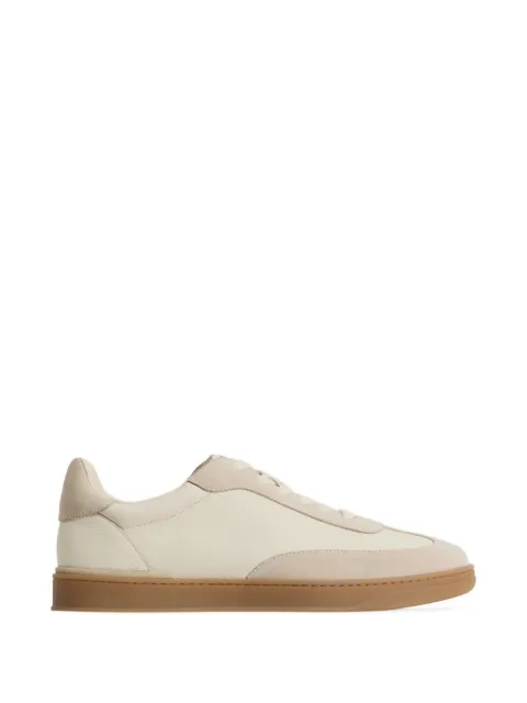12 STOREEZ lace-up panelled sneakers Neutrals 133054