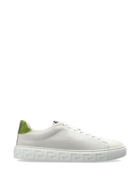 Versace Greca leather sneakers Neutrals 10246531A17777