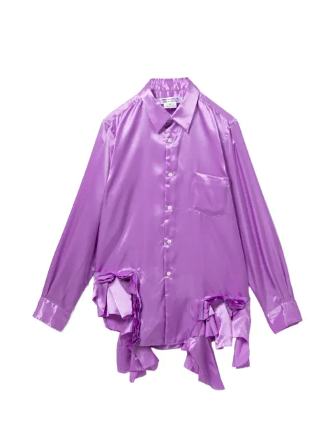 Comme Des Garçons Comme Des Garçons ruffled shirt Purple RQB012