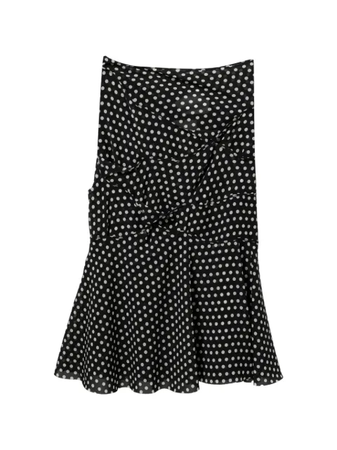 Junya Watanabe polka dot skirt Black JQS005
