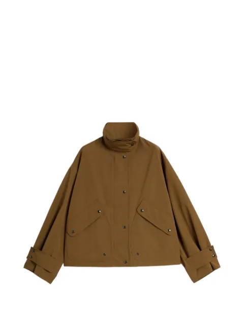 ASPESI high-neck button-up jacket Brown S6NN6077532