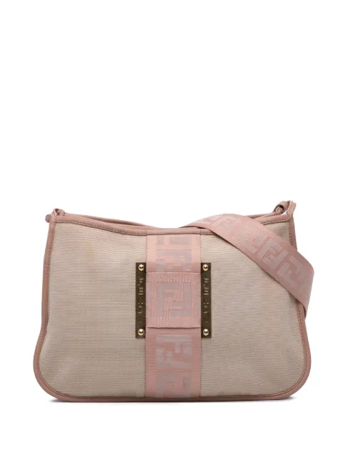 Fendi Pre-Owned 2000-2010 Canvas Zucca crossbody bag Brown 1Y085IZU8CEOBWWE
