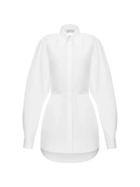 Situationist open-back shirt White SITU002