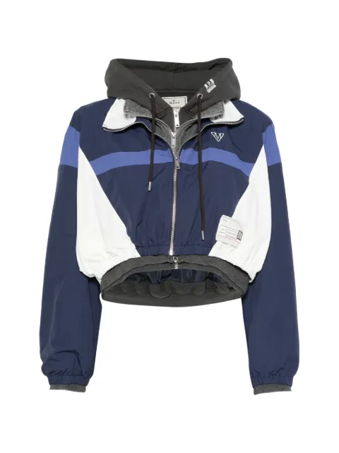 Maison MIHARA YASUHIRO panelled layered-effect jacket Blue B16PK561