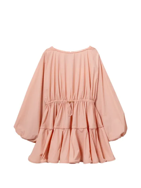 ZIMMERMANN tiered drawstring dress Pink ZMMDS7918DSXQPKX002