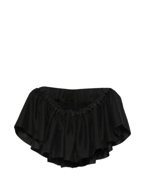 Parlor elasticated-waist blouse Black 202608