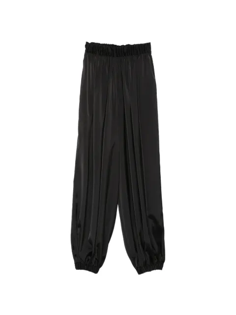 Parlor elasticated-cuff trousers Black 202607