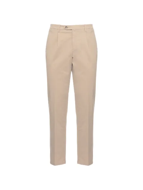 Briglia 1949 pleated twill trousers Neutrals BG2130004900043