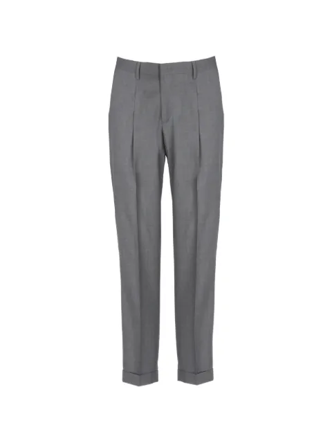 Briglia 1949 pleated turn-up trousers Grey TIBERIOS30010800080