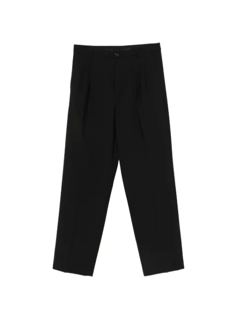 AMARANTO pleated trousers Black B6AB0041