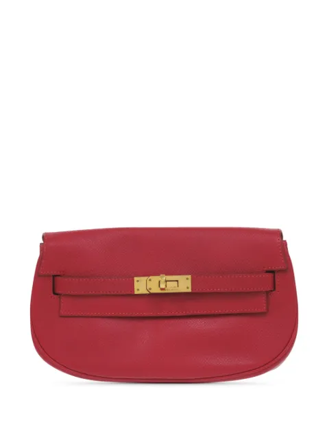 Hermès Pre-Owned 1991 Courchevel Kelly Banana belt bag Red ESZJ9CWQW2NV4O4Q
