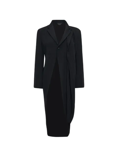 Comme Des Garçons draped asymmetric jacket Black GQJ036