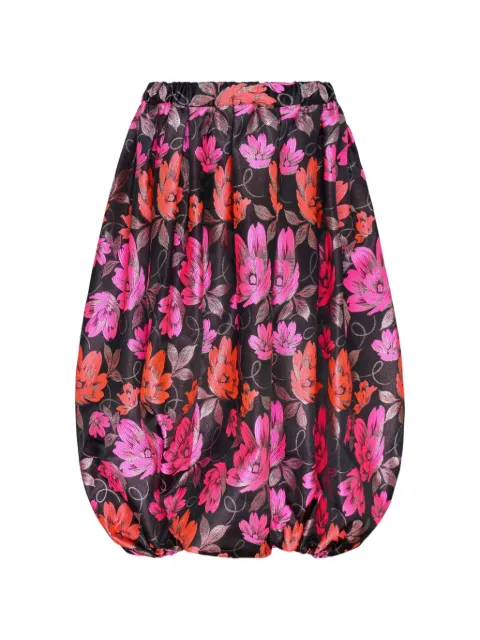 Comme Des Garçons Comme Des Garçons floral-print balloon trousers Black RQP003