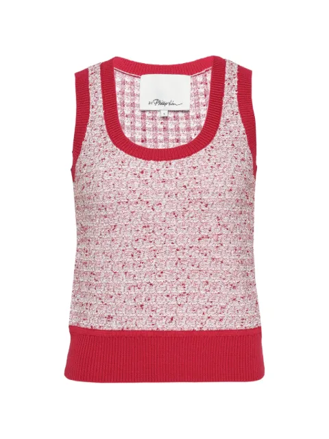 3.1 Phillip Lim knitted sleeveless sweater Red S26170552TMB